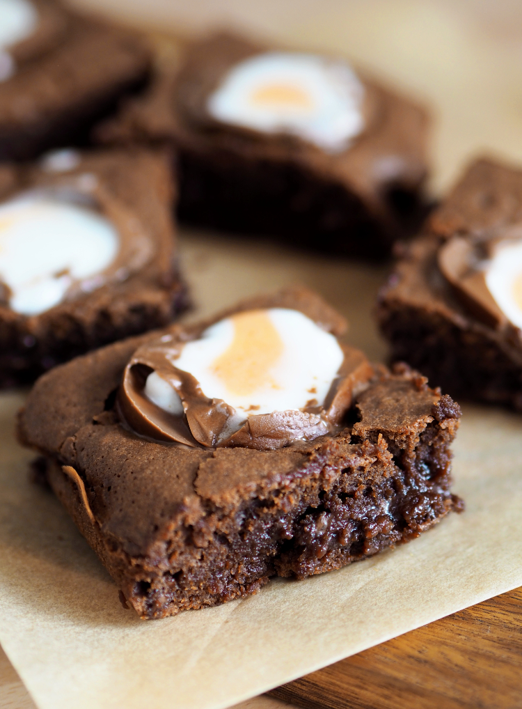 Crème Egg brownie, Brownies, Recipe, Baking, Easter, Cooking, Food and Drink, Dessert, Things to do,